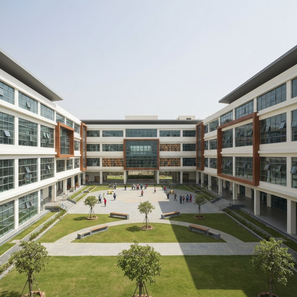 Modern educational institute architecture in Islamabad - school and university design