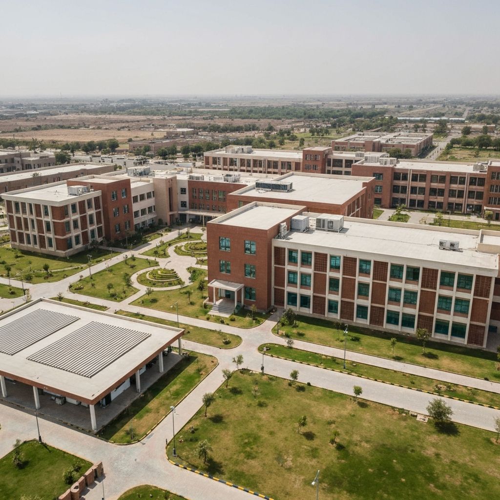 Modern school architecture in Rawalpindi - educational institute design