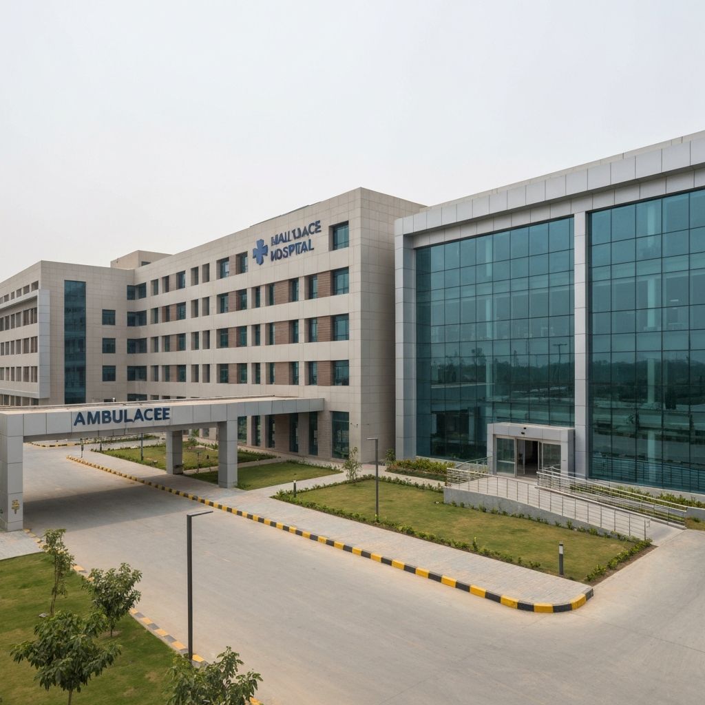 Modern healthcare facility architecture in Islamabad - patient-centric hospital design