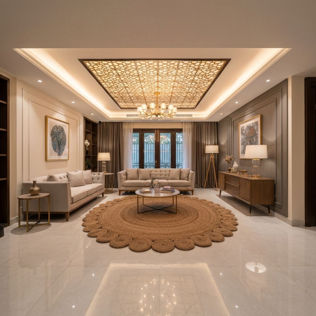 Best Interior Designer in Islamabad - Modern Living Room Design by Muhammad Hassan